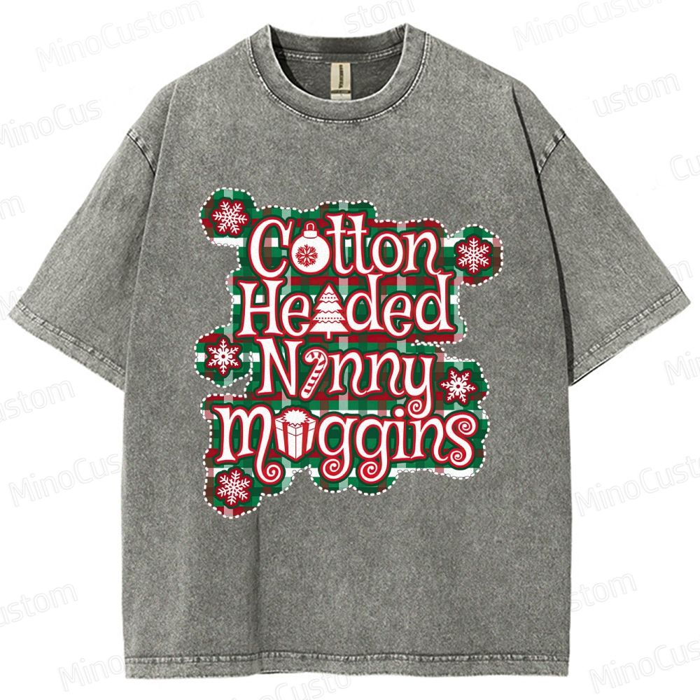 Elf Retro Comedy Graphic Washed Vintage T-Shirt