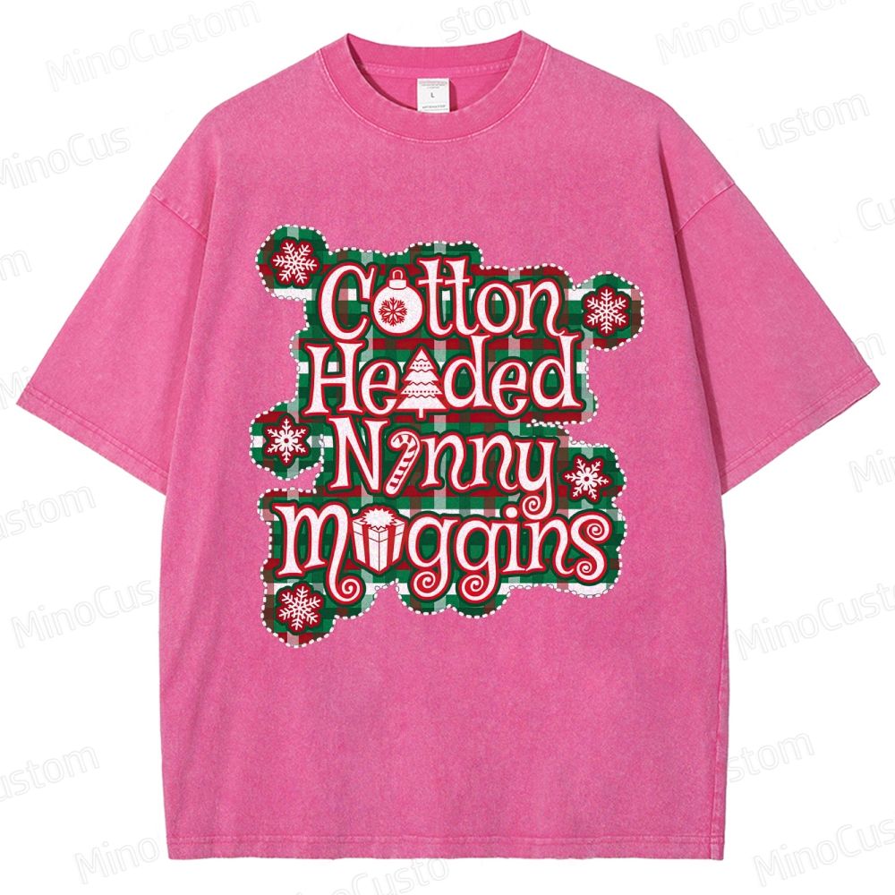 Elf Retro Comedy Graphic Washed Vintage T-Shirt