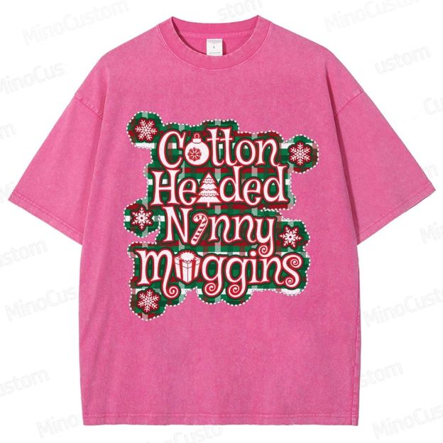 Elf Retro Comedy Graphic Washed Vintage T-Shirt