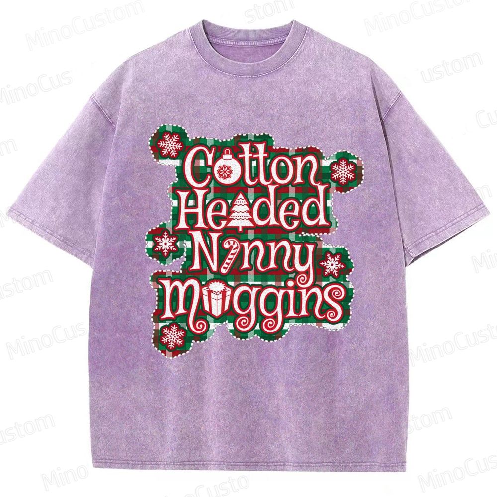 Elf Retro Comedy Graphic Washed Vintage T-Shirt