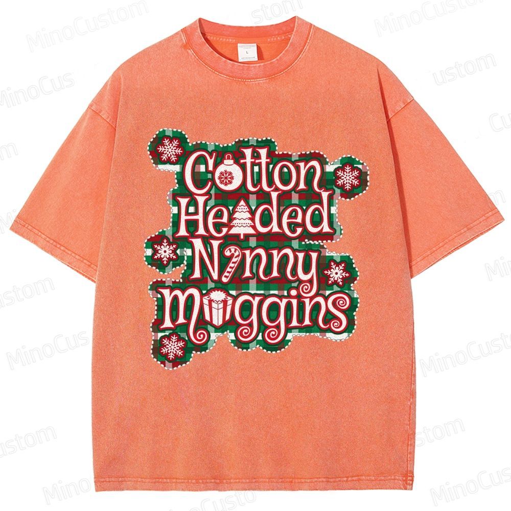 Elf Retro Comedy Graphic Washed Vintage T-Shirt