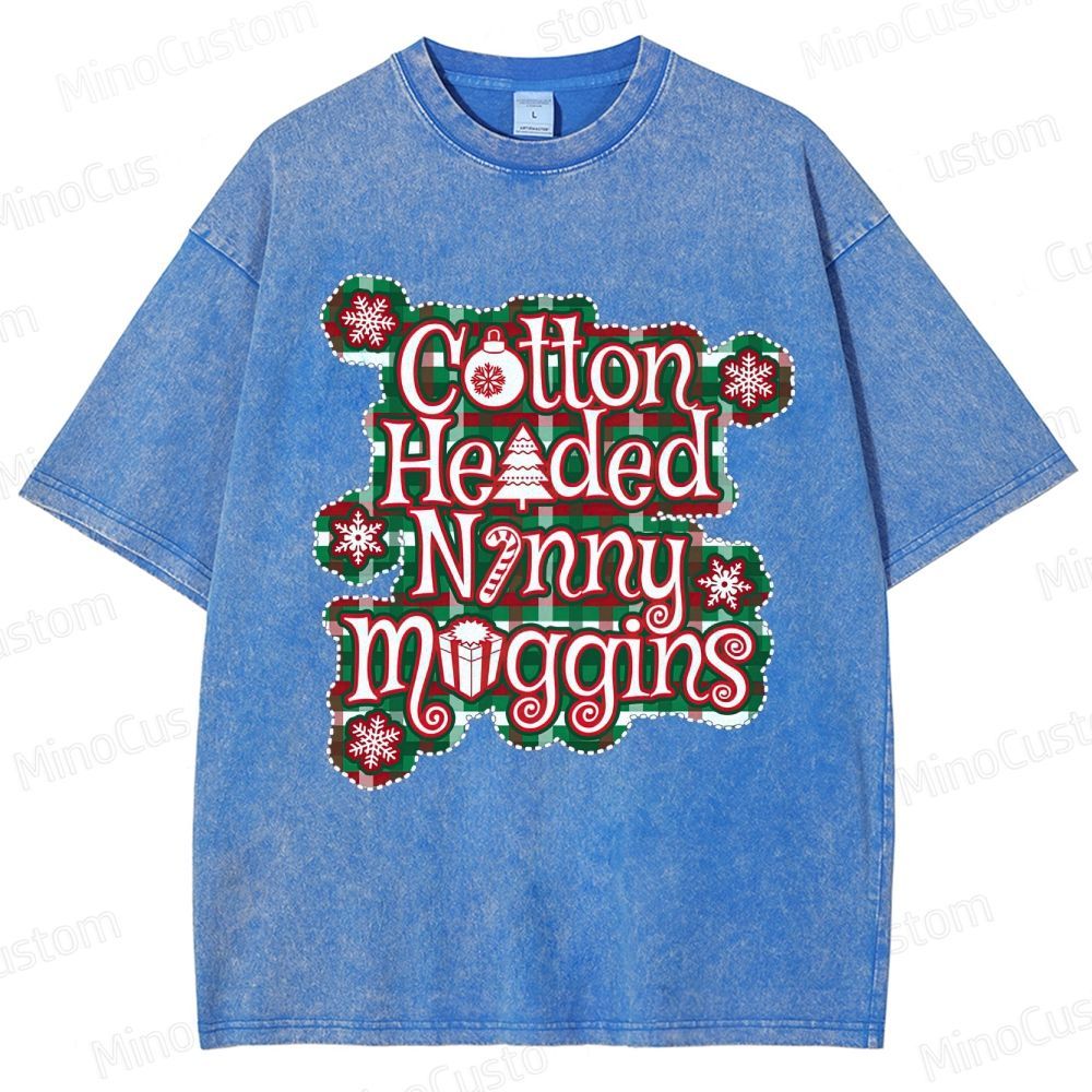 Elf Retro Comedy Graphic Washed Vintage T-Shirt