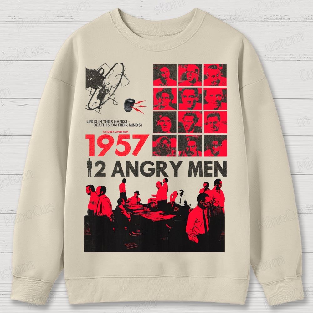 12 Angry Men 1957 Vintage Movie Cotton Sweatshirts 
