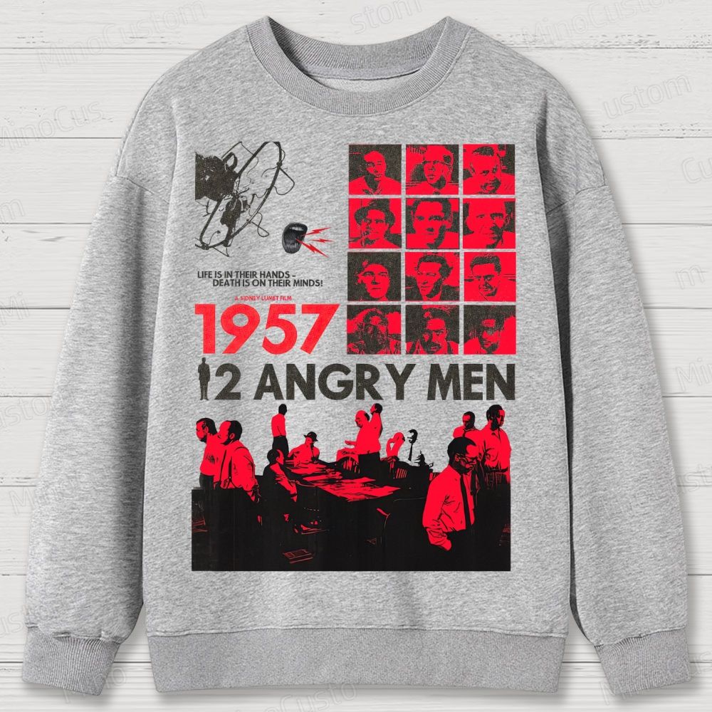 12 Angry Men 1957 Vintage Movie Cotton Sweatshirts 