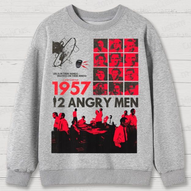 12 Angry Men 1957 Vintage Movie Cotton Sweatshirts 