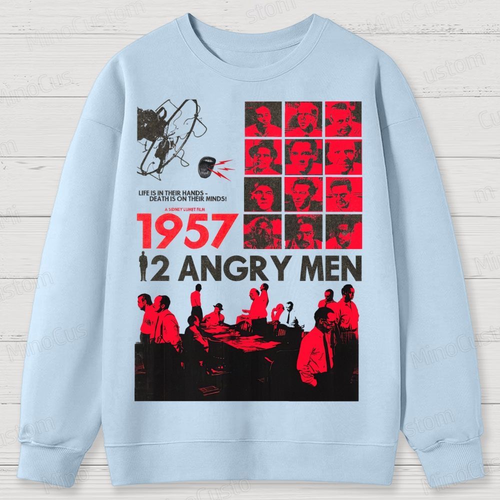 12 Angry Men 1957 Vintage Movie Cotton Sweatshirts 