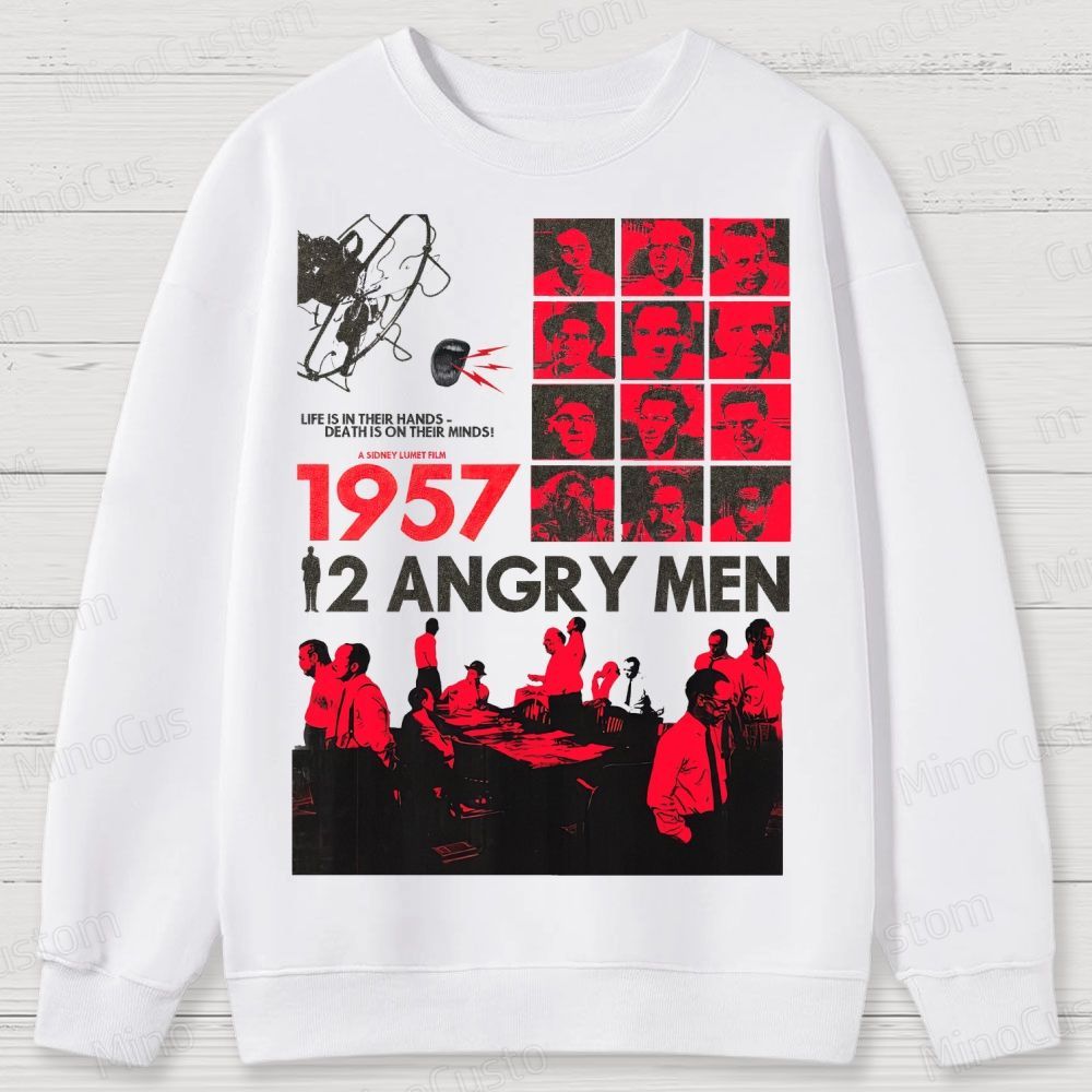 12 Angry Men 1957 Vintage Movie Cotton Sweatshirts 