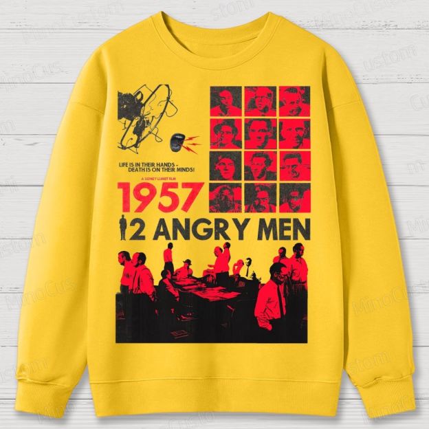 12 Angry Men 1957 Vintage Movie Cotton Sweatshirts 