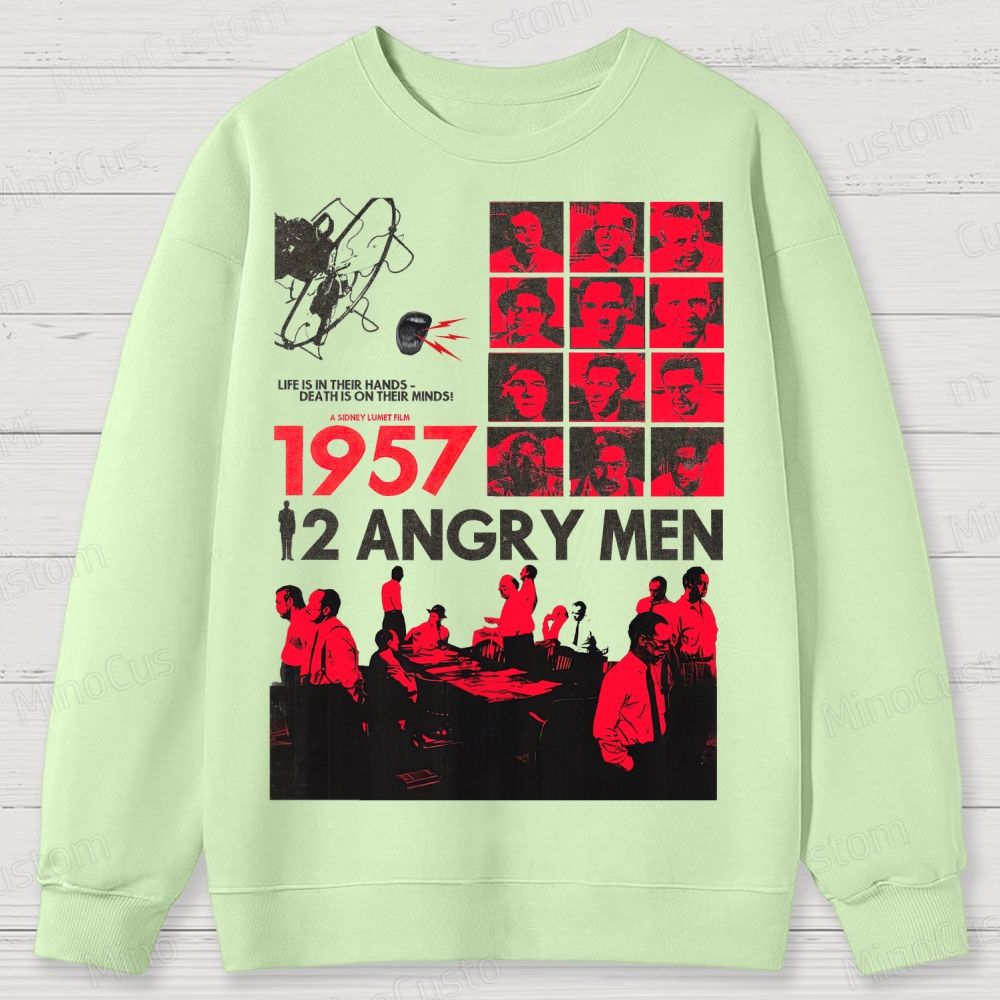 12 Angry Men 1957 Vintage Movie Cotton Sweatshirts 