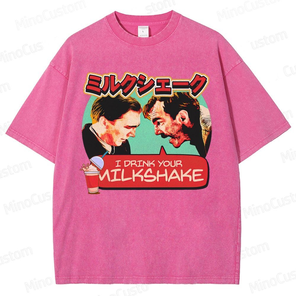 There Will Be Blood Retro Drama Graphic Washed Vintage T-Shirt