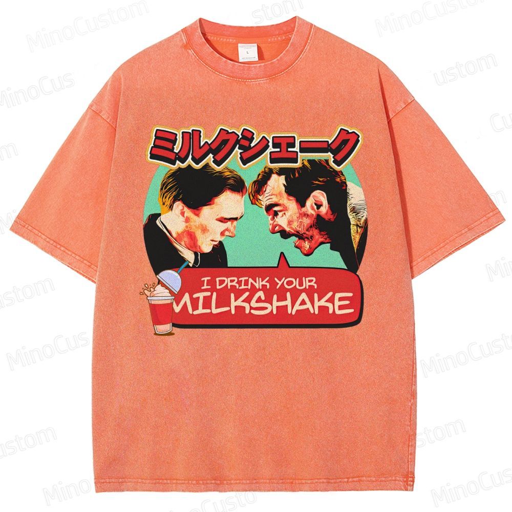 There Will Be Blood Retro Drama Graphic Washed Vintage T-Shirt