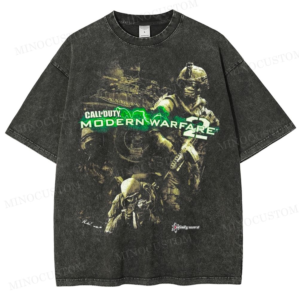 Call of Duty Modern Warfare 2 Vintage Washed T-Shirt