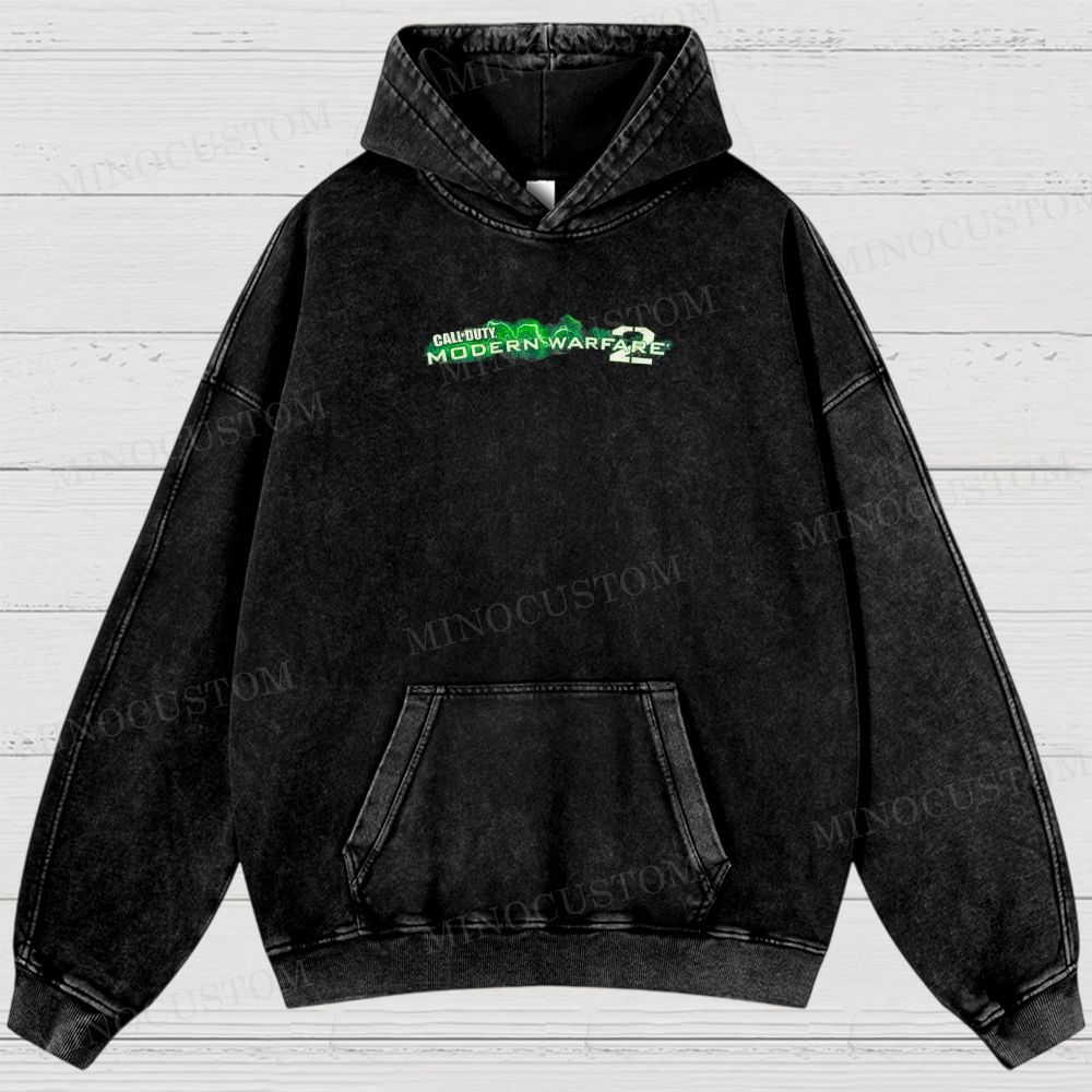 Call of Duty Modern Warfare 2 Vintage Washed Hoodies 