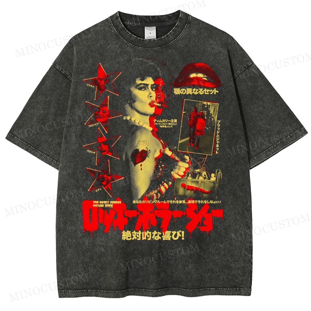 The Rocky Horror Picture Show Japanese Vintage Washed T-Shirt