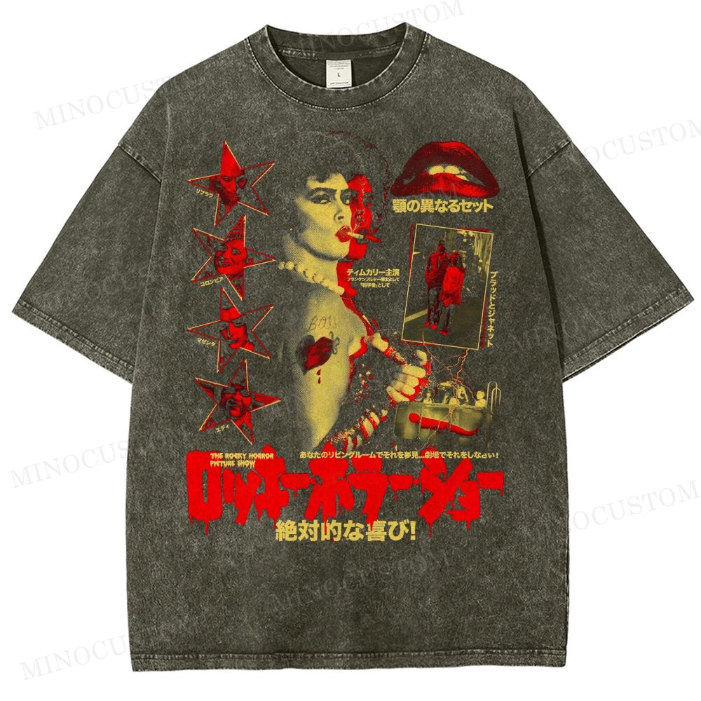 The Rocky Horror Picture Show Japanese Vintage Washed T-Shirt