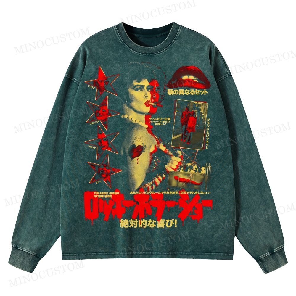 The Rocky Horror Picture Show Japanese Vintage Long Sleeve T-Shirt