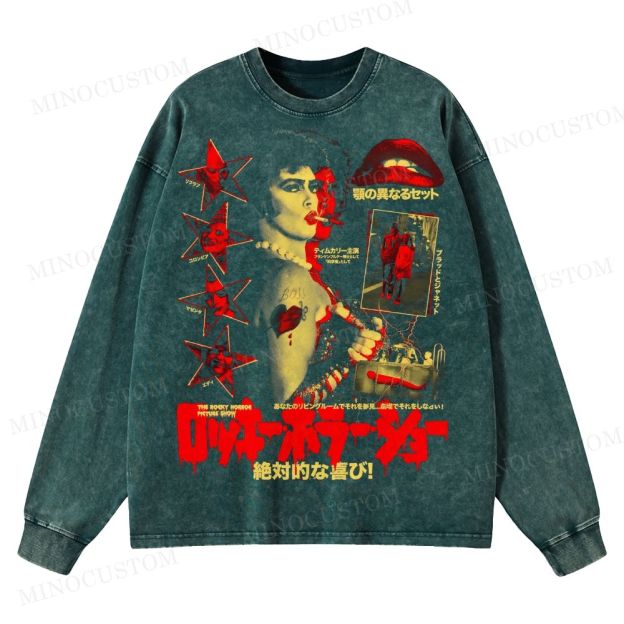 The Rocky Horror Picture Show Japanese Vintage Long Sleeve T-Shirt
