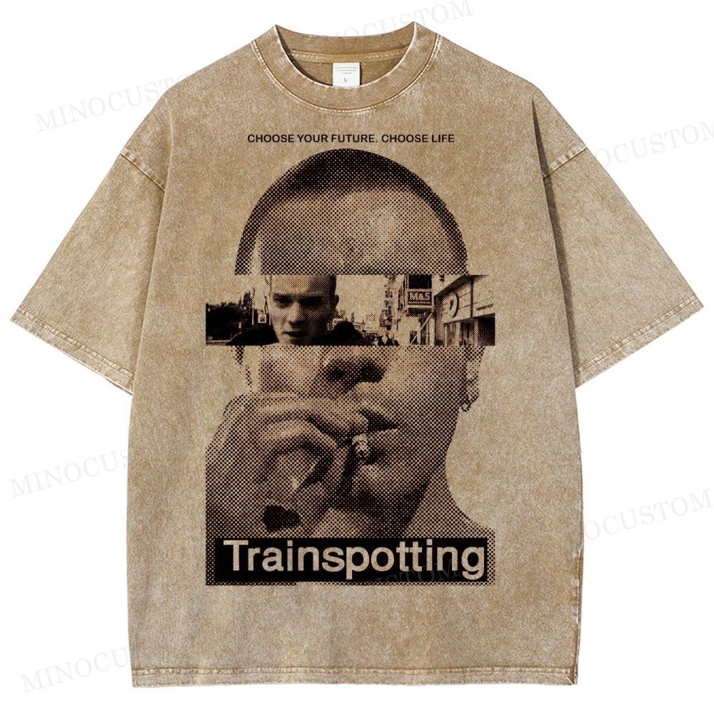 Trainspotting Movie Vintage Washed T-Shirt