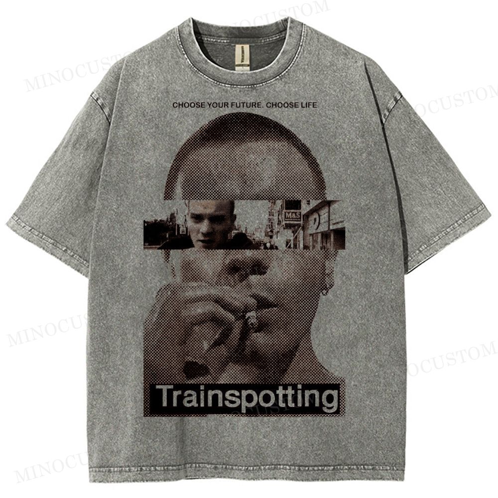 Trainspotting Movie Vintage Washed T-Shirt
