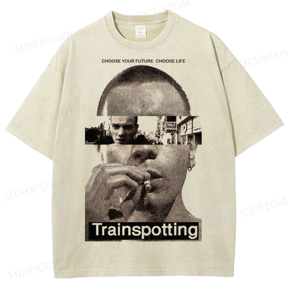 Trainspotting Movie Vintage Washed T-Shirt