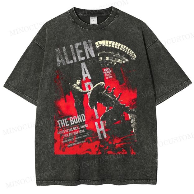 Alien Apih Vintage  Washed T-Shirt 