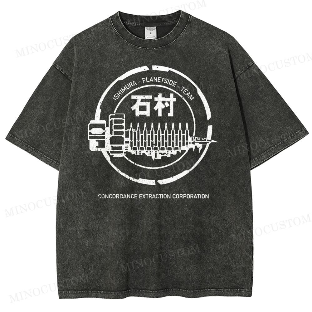 Dead Space Ishimura Concordance Extraction Corporation Washed T-Shirt 