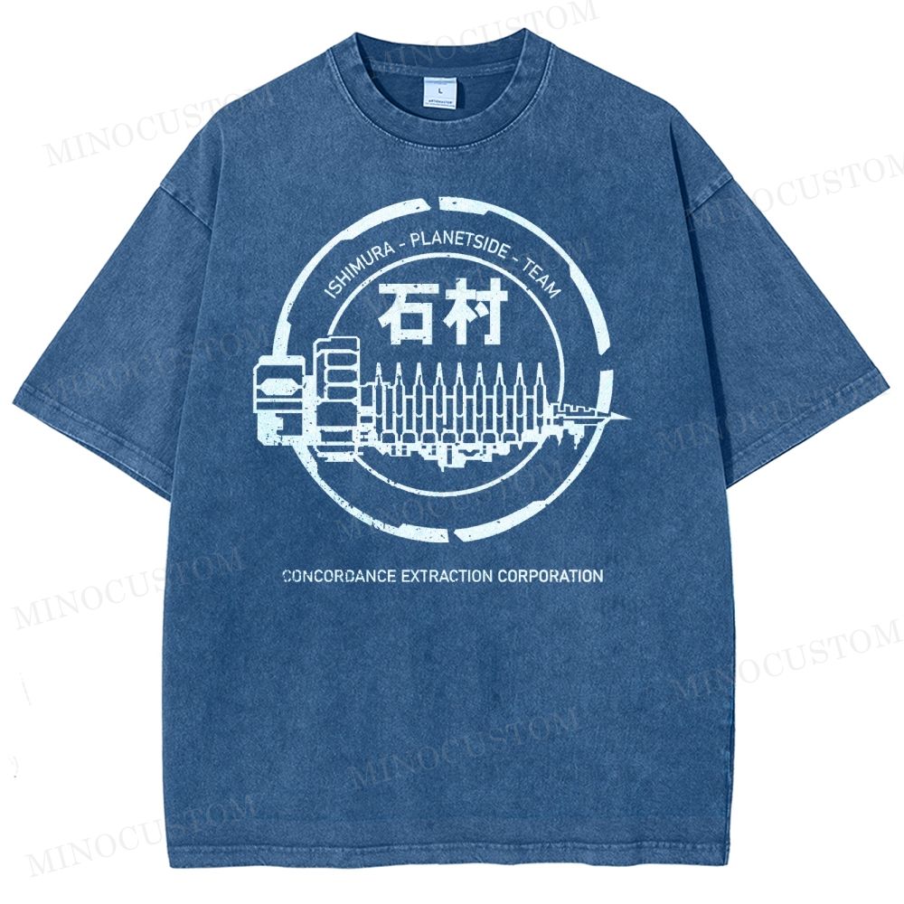 Dead Space Ishimura Concordance Extraction Corporation Washed T-Shirt 