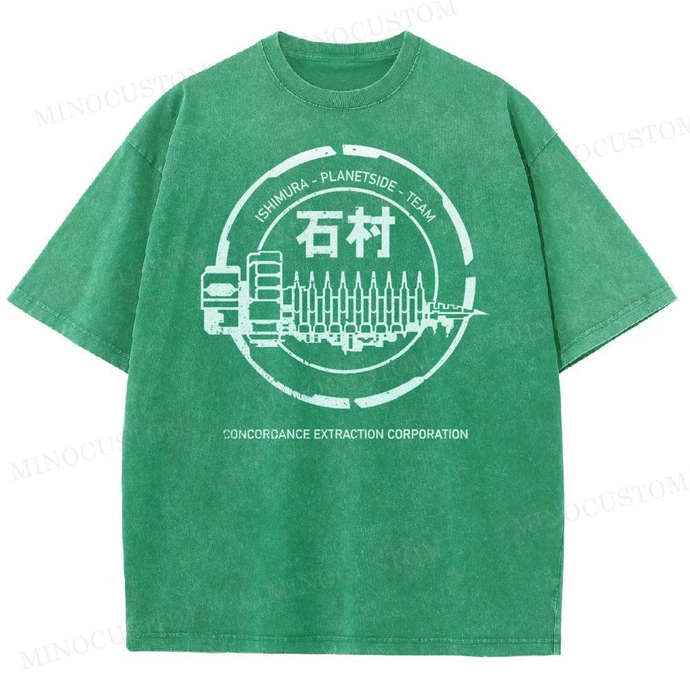 Dead Space Ishimura Concordance Extraction Corporation Washed T-Shirt 