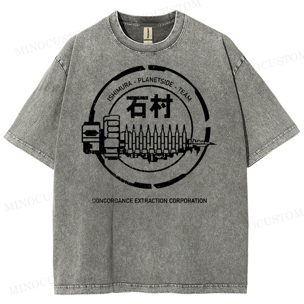 Dead Space Ishimura Concordance Extraction Corporation Washed T-Shirt 