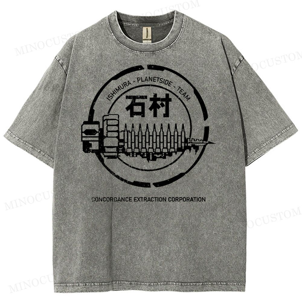 Dead Space Ishimura Concordance Extraction Corporation Washed T-Shirt 