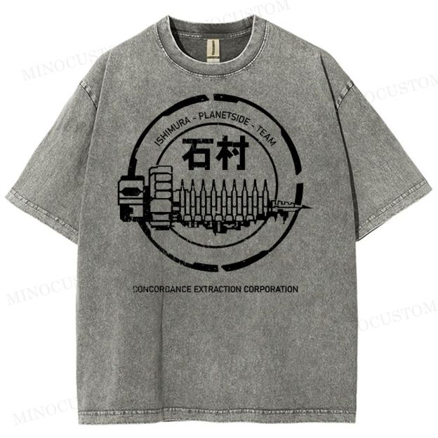 Dead Space Ishimura Concordance Extraction Corporation Washed T-Shirt 