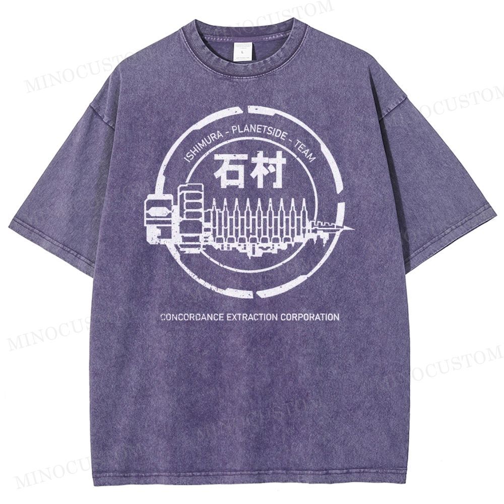 Dead Space Ishimura Concordance Extraction Corporation Washed T-Shirt
