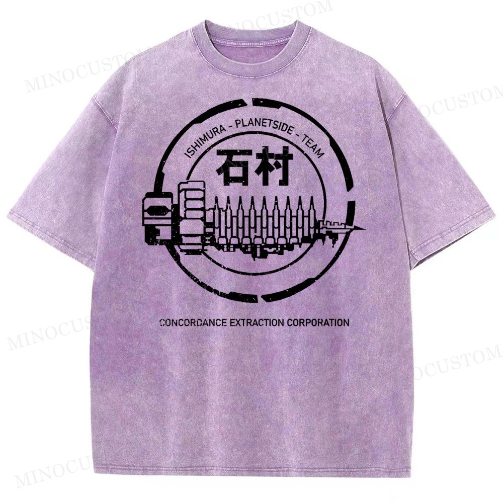 Dead Space Ishimura Concordance Extraction Corporation Washed T-Shirt 