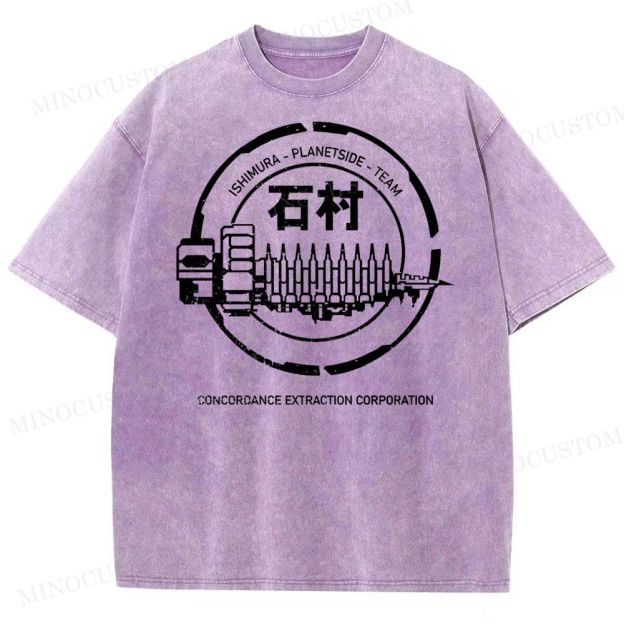 Dead Space Ishimura Concordance Extraction Corporation Washed T-Shirt 