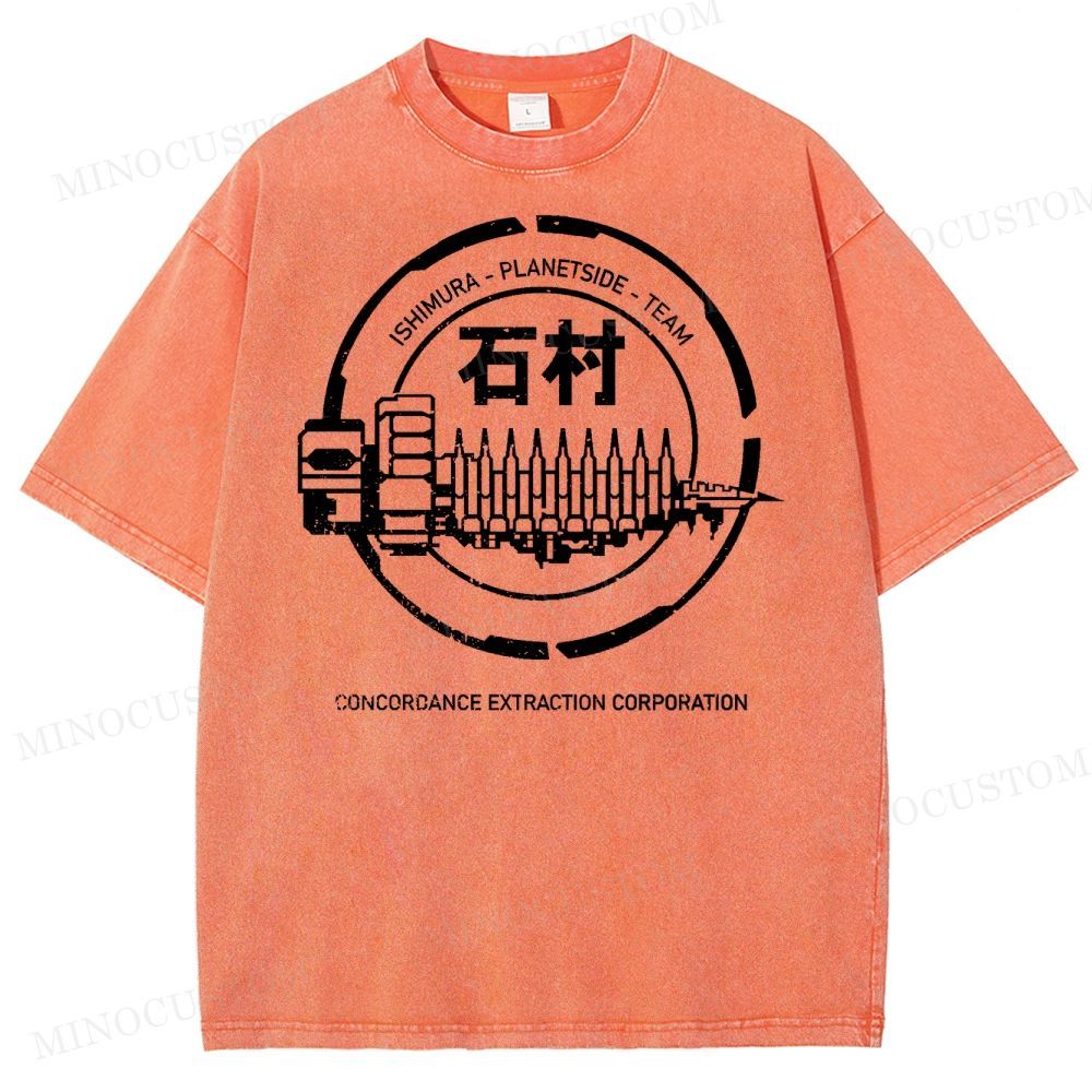 Dead Space Ishimura Concordance Extraction Corporation Washed T-Shirt 