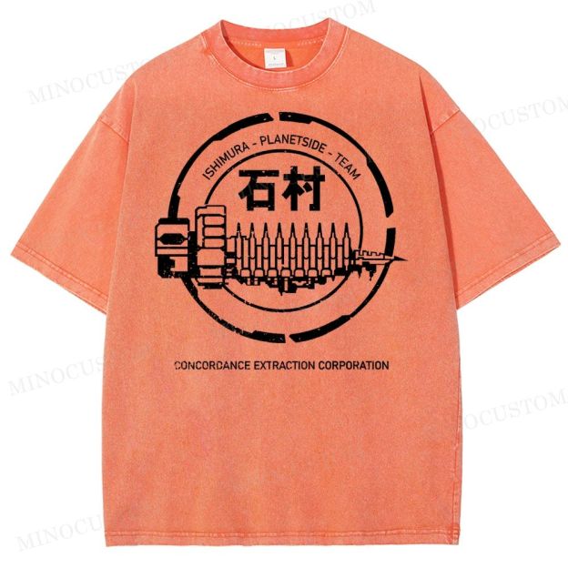 Dead Space Ishimura Concordance Extraction Corporation Washed T-Shirt 