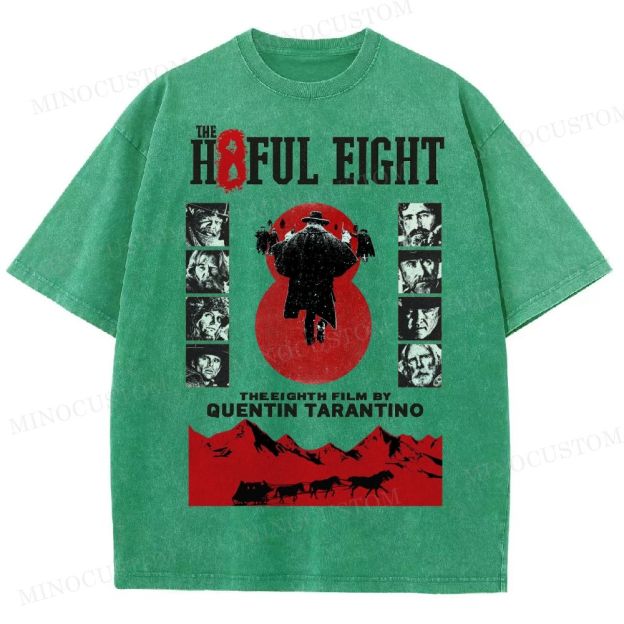 Quentin Tarantino Western Film Washed T-Shirt 