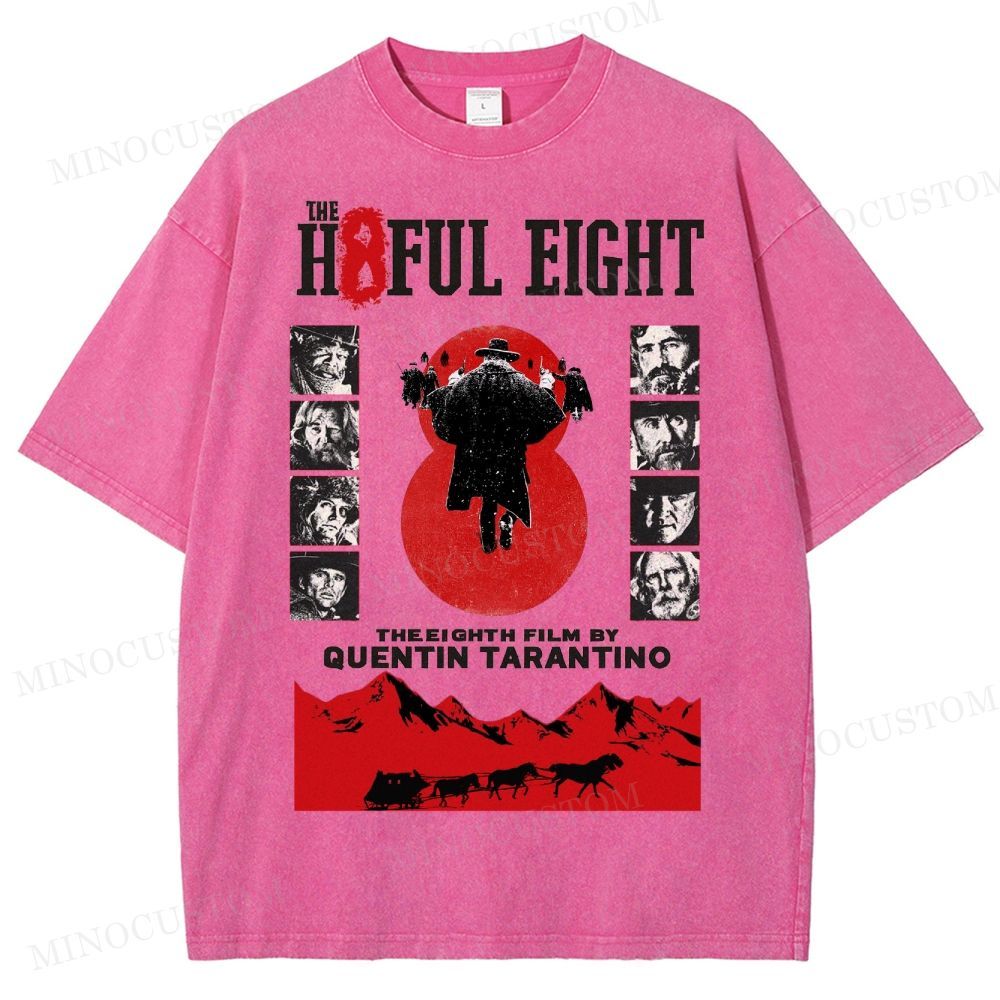 Quentin Tarantino Western Film Washed T-Shirt 