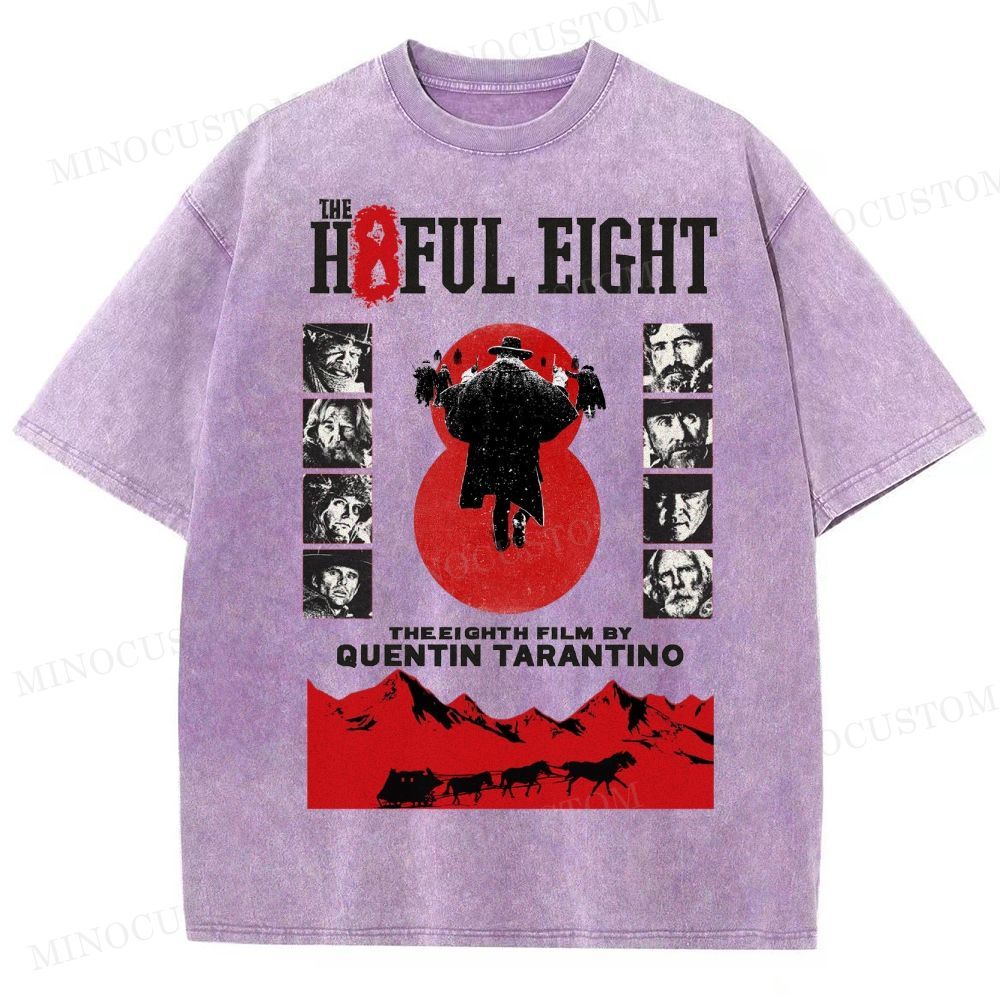 Quentin Tarantino Western Film Washed T-Shirt 