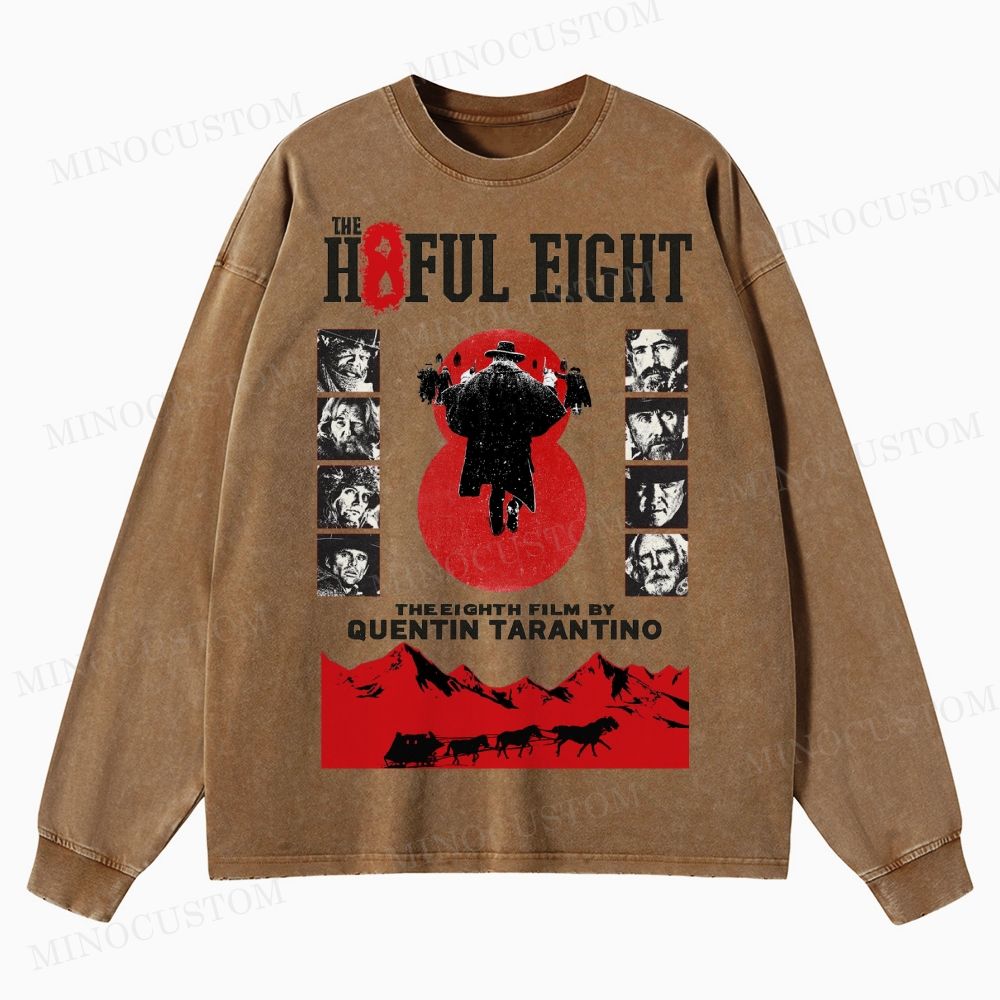 Quentin Tarantino Western Film Long Sleeve T - Shirt