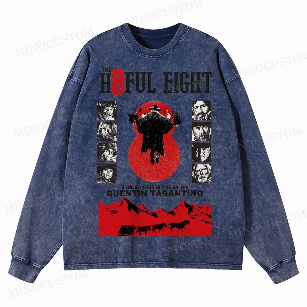 Quentin Tarantino Western Film Long Sleeve T - Shirt