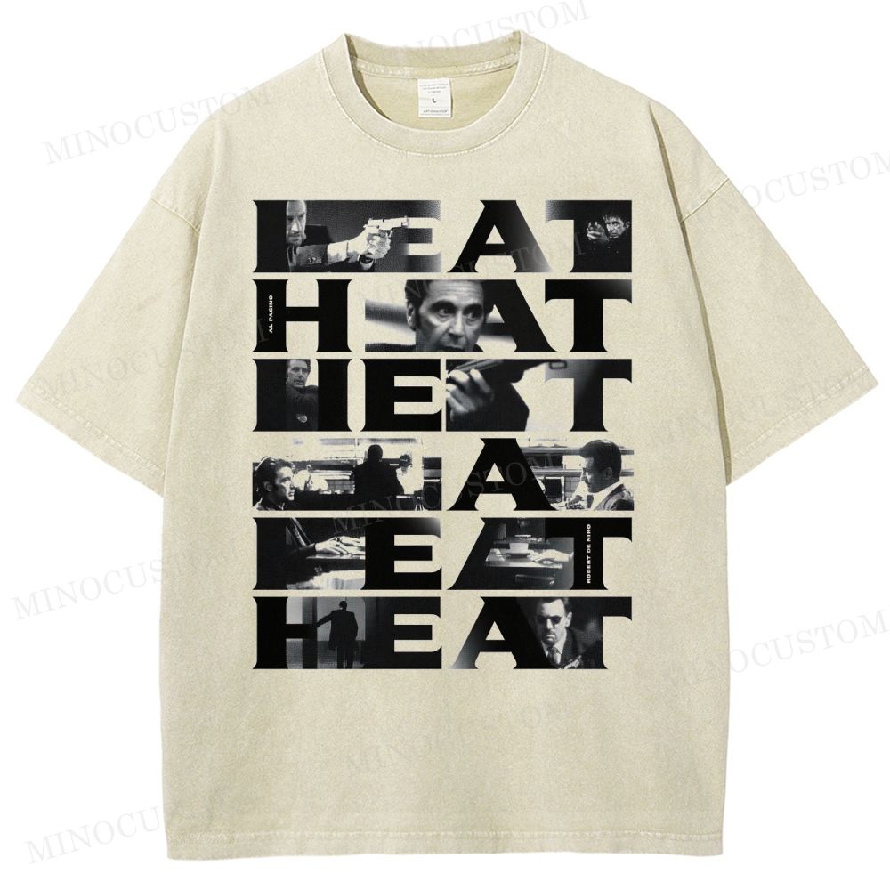 Pacino vs. De Niro Crime  Washed T-Shirt 
