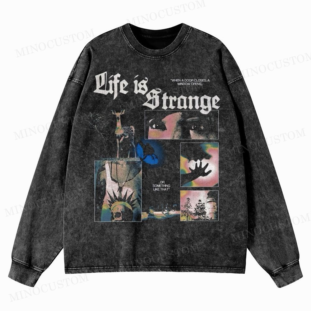 Butterfly Effect Graphic Long Sleeve T - Shirt