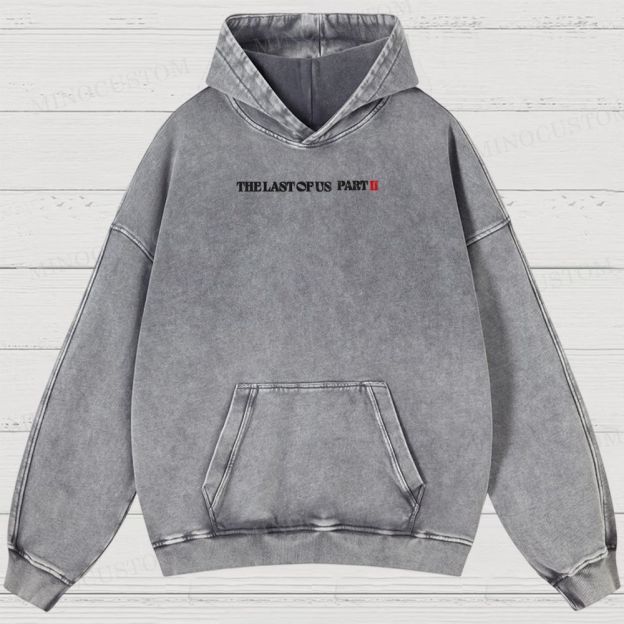 The Last of Us Part II Ellie Revenge Washed Hoodies 