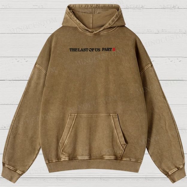The Last of Us Part II Ellie Revenge Washed Hoodies 