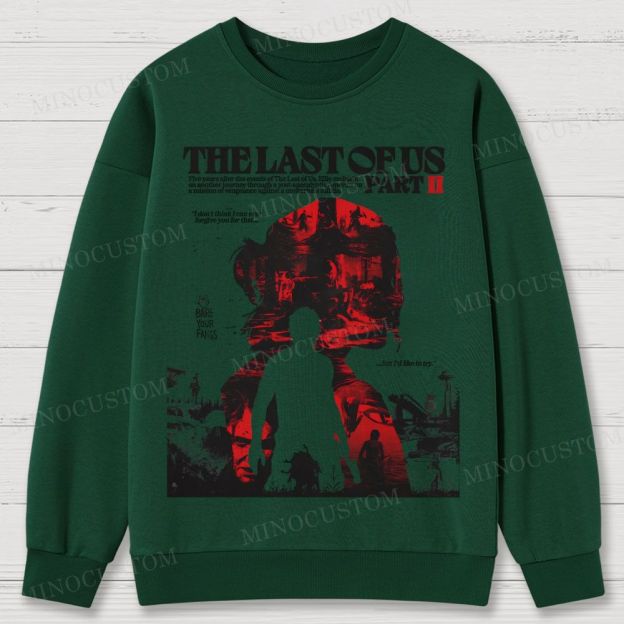 The Last of Us Part II Ellie Revenge Cotton Sweatshirts 