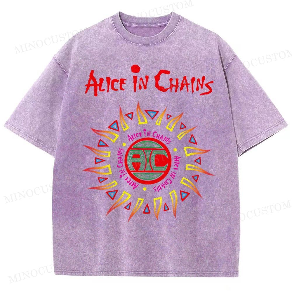 Alice in Chains Vintage Distressed Washed T-Shirt 