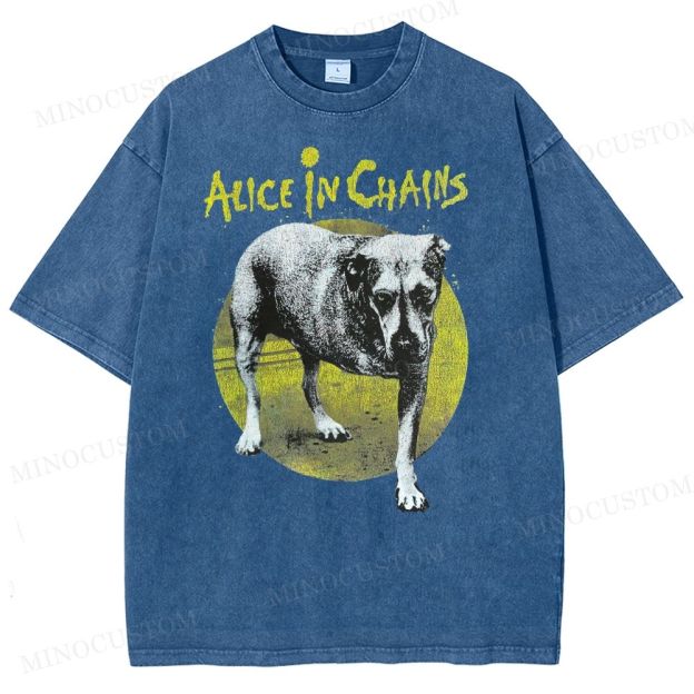 Alice in Chains -Dog Washed T-Shirt