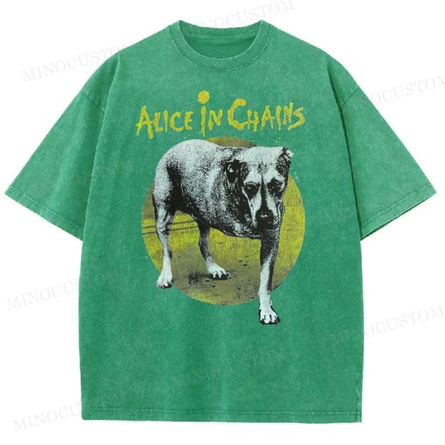 Alice in Chains -Dog Washed T-Shirt