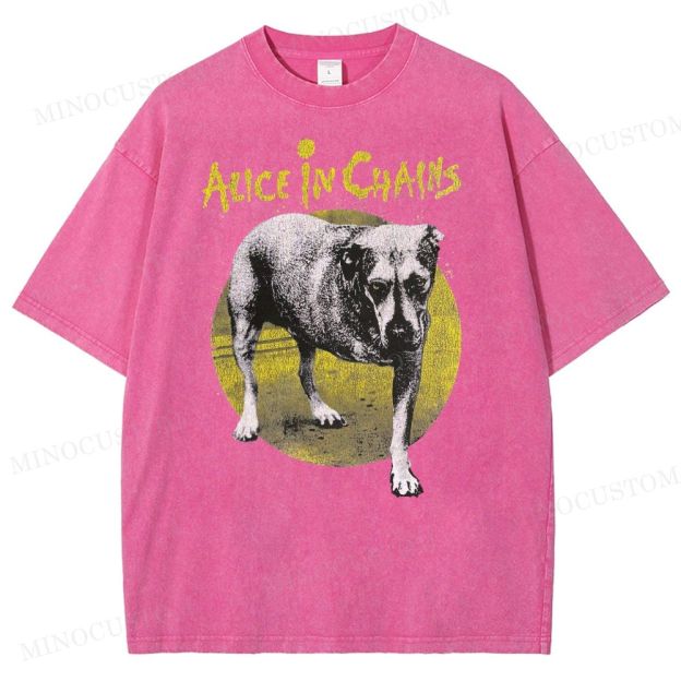 Alice in Chains -Dog Washed T-Shirt